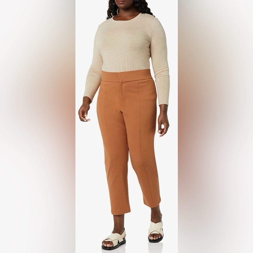 Amazon Aware Women's Ponte Knit Slim Pant Plus Size